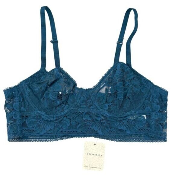 Free People Sorento Demi Longline In Night Swim Women's Size 32B - Picture 5 of 8